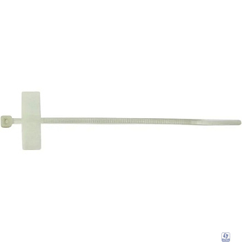 Gembird MPT-210x3.0  Стяжки пластиковые 210 мм х 3.0 мм с площадками для маркировки  (100 шт.)(MPT-210x3.0)