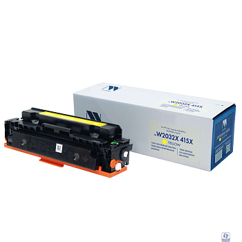 NV Print W2032X Тонер-картридж с чипом для HP Color LaserJet Pro M454dn/M479dw, №415X, Y, 6K, до версии 002_2247A