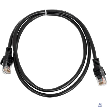 Cablexpert Патч-корд UTP PP12-1M/BK кат.5, 1м, литой, многожильный (черный)
