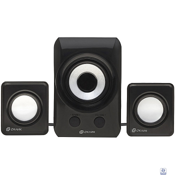 Колонки Oklick OK-420 2.1 черный 11Вт
