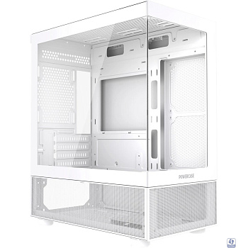 Powercase Vision Micro M2, Tempered Glass, белый, mATX  (CVMWM2-L0)