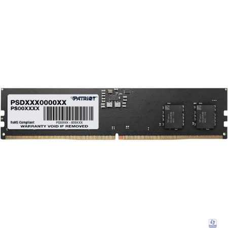 Patriot DDR5 DIMM 8Gb 5600MHz PSD58G560041 Signature RTL PC5-44800 CL46 ECC 288-pin 1.1В single rank