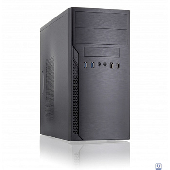 Foxline FL–628-FZ450R-U32 |FL–628-FZ450R-U32| mATX case, black, w/PSU 450W 12cm, w/2xUSB2.0, w/2xUSB3.0 w/pwr cord, w/o FAN