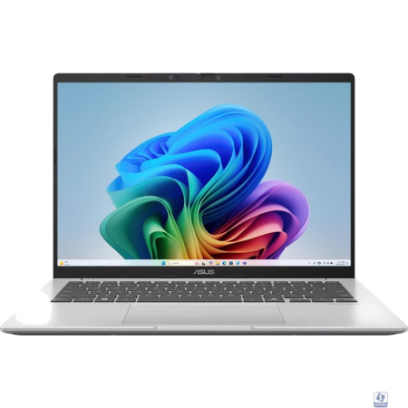 ASUS Vivobook 14 X1407QA-LY099W [90NB1603-M007F0] Snapdragon X  X1 26 100/16GB /1TB SSD/Qualcomm Adreno GPU/14" WUXGA (1920 x 1200) / WIN11 HOME/1.49 kg/Cool Silver}