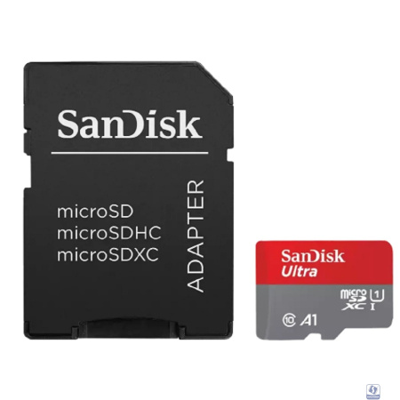 Micro SecureDigital 64GB SanDisk SDSQUAB-064G-GN6MA + adapter