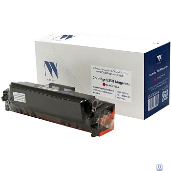 Тонер-картридж NVP совместимый NV-055H Magenta для Canon i-Sensys MF742Cdw/MF744Cdw/MF746Cx/LBP663Cdw/LBP664Cx (5900k)