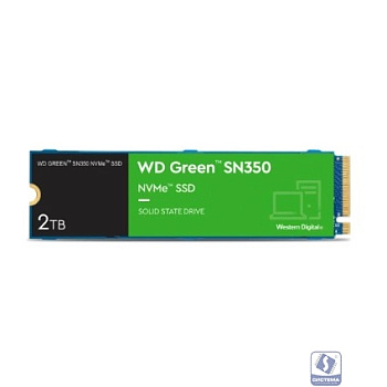 SSD WD Green SN350 NVMe WDS200T3G0C 2ТБ M2.2280 (QLC)