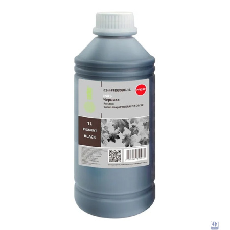Чернила Cactus CS-I-PFI030BK-1L PFI-030 черный1000мл для Canon imagePROGRAF TA-20/30