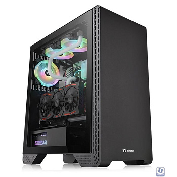 Корпус Thermaltake S300 TG черный без БП ATX 6x120mm 6x140mm 3x200mm 2xUSB2.0 1xUSB3.0 audio bott PSU [CA-1P5-00M1WN-00]