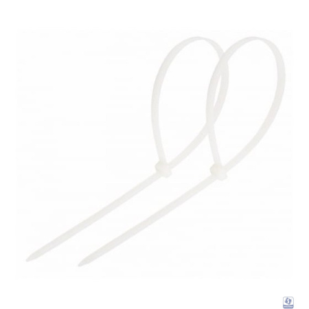 Rexant (07-0350) Стяжка кабельная нейлоновая 350x4,8мм, белая (100 шт/уп)