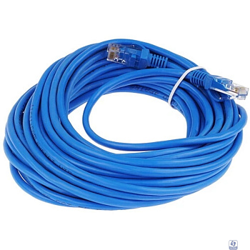 Патч-корд UTP Cablexpert PP12-10M/B кат.5e, 10м, литой, многожильный (синий)