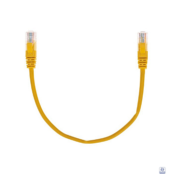 Rexant (02-0105-03) Патч-корд U/UTP, CAT 5e, RJ45-RJ45, 26AWG, LSZH, желтый, 0,3м