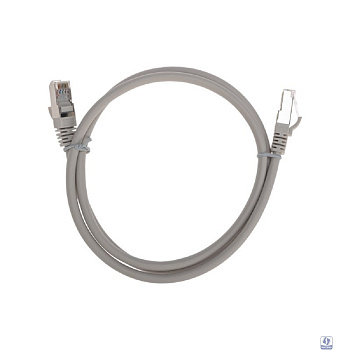 Rexant (02-0210-1) Патч-корд F/UTP, CAT 6, RJ45-RJ45, 26AWG, LSZH, серый, 1м