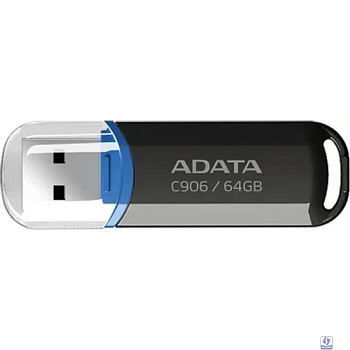 A-DATA Flash Drive 64GB Classic C906, USB 2.0, Черный [AC906-64G-RBK]