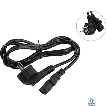 Exegate ES280999RUS Кабель питания ExeGate Special PC-1,8S (Евровилка угловая Schuko->С13) 3*0.5mm2, CCA, черный, 1.8м.