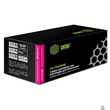 CACTUS TK-5230M Тонер-картридж для Kyocera P5021cdn/M5521cdn, M, 2,6K