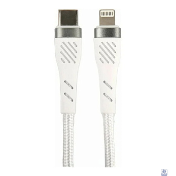 PERFEO Кабель USB C вилка - Lightning вилка, 60W, белый, длина 1 м., POWER (C1004)