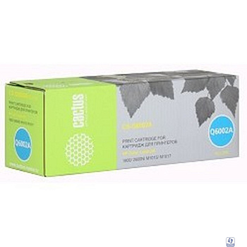 CACTUS Q6002A Картридж (CS-Q6002A) для Color LaserJet 1600/2600N/M1015/M1017, желтый, 