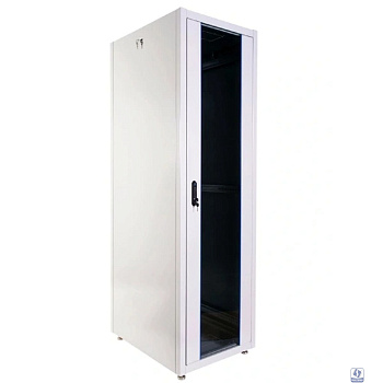 ЦМО Шкаф телекоммуникационный напольный ЭКОНОМ 42U (800 х 1000) дверь стекло, дверь металл ШТК-Э-42.8.10-13АА