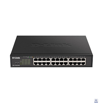 D-Link DGS-1100-24PV2/A3A Настраиваемый L2 коммутатор c 24 портами 10/100/1000Base-T (12 портов РоЕ 802.3af/at, PoE-бюджет 100 Вт)