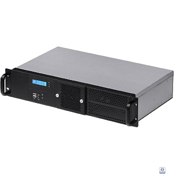 Procase GM225F-B-0 Корпус 2U Rack server case, черный, панель управления, без блока питания, глубина 250мм, MB 6.7"x6.7"
