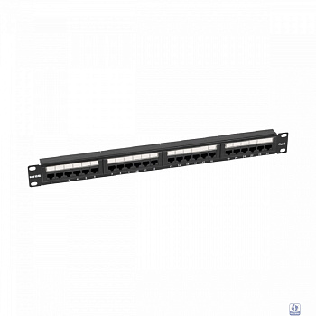 NTSS Патч-панель NTSS 24 UTP порта RJ45, cat.6, 1U, Dual IDC, без органайзера NTSS-PP-1U-24-UTP-RJ45-6-D