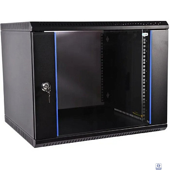 ЦМО Шкаф телекоммуникационный настенный разборный 18U (600 x 650) дверь стекло, цвет черный (ШРН-Э-18.650-9005) (1коробка)