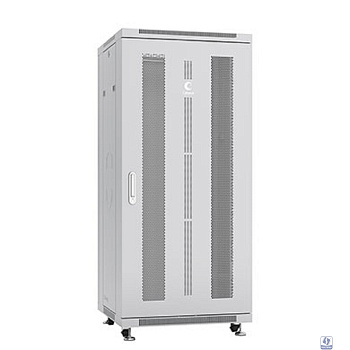 Cabeus ND-05C-27U60/80 Шкаф монтажный телекоммуникационный 19" напольный для распределительного и серверного оборудования 27U 600x800x1388mm (ШхГхВ) передняя и задняя перфорированные двери, ручка с за