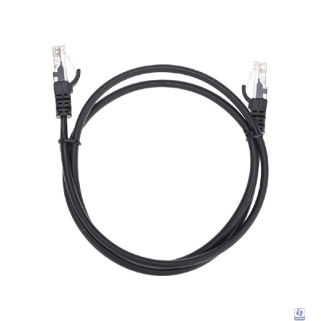 Rexant (02-0102-1) Патч-корд U/UTP, CAT 5e, RJ45-RJ45, 26AWG, LSZH, черный, 1м