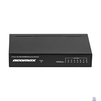 NEOMAX неуправляемый коммутатор NMS-108P-1000-S, 8 портов 1000 Mbps, металл