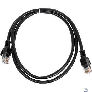Cablexpert Патч-корд UTP PP12-1M/BK кат.5, 1м, литой, многожильный (черный)