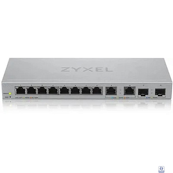 Zyxel XGS1210-12-ZZ0102F Multi-Gigabit Smart L2 Switch, 8xGE, 2x1/2.5GE, 2xSFP+, Desktop, Silent