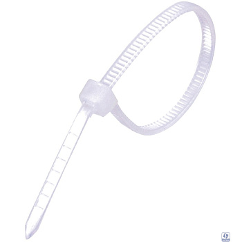 Exegate EX253850RUS Стяжка нейлоновая, неоткрывающаяся. Exegate <CV-200W>, 200мм, упак. 100шт White