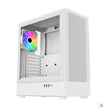 FSP Корпус ATX Minitower M221-WA, USB3.0 x 1/USB2.0 x 2, White 