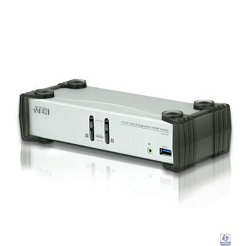 ATEN CS1912-(AT-G) 2-ух портовый KVMP™-коммутатор с поддержкой USB 3.0, DisplayPort,изображения до 3840 х 2160 @ 30 Гц, обладает сверхскоростным концентратором USB 3.1 Gen 1