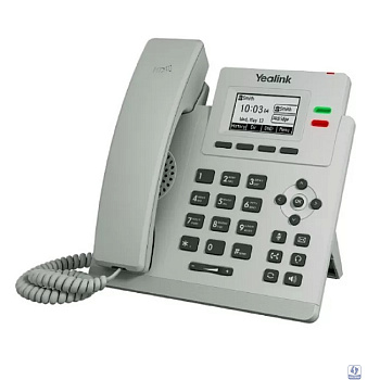  Yealink SIP-T31P, Телефон SIP 2 линии, PoE, БП в комплекте,светло-серый (SIP-T31P Light Gray)