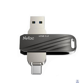 Netac USB Drive 128GB US11 NT03US11C-128G-32BK USB3.0 черный/серебристый