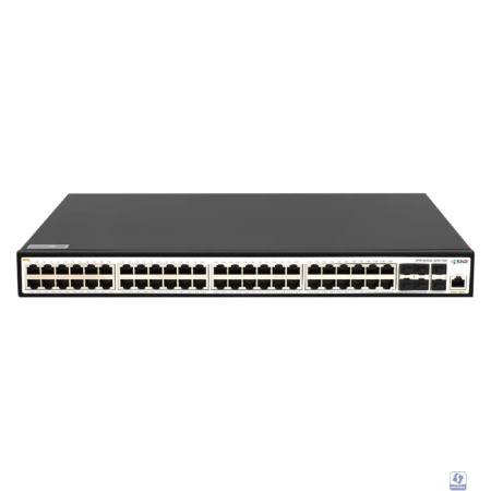 SNR SNR-S5110G-48TX-POE Управляемый PoE коммутатор уровня 2+, 48 портов 10/100/1000Base-T, 6 портов 1/10G SFP+, бюджет PoE 370 Вт, встроенный БП ~220V AC