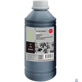 Чернила Cactus CS-I-PFI107BK-1L PFI-107 черный1000мл для Canon imageProGRAF iPF670/680/685/770/780/785