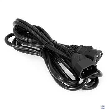 Exegate ES280990RUS Кабель монитор - компьютер (UPS->устройство) ExeGate Special EC-3S (IEC 320 С13->С14) 3*0.75mm2, CCA, черный, 3м.