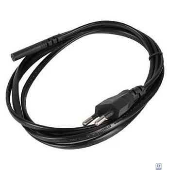 Кабель для аудио-видео техники IEC-320-C7, 2-pin 1,8m ,черный, iOpen<ACE023-1.8M>