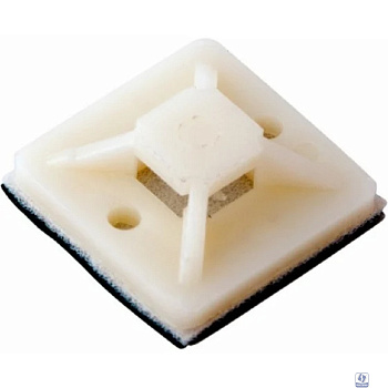 Rexant (07-2025-1) Площадка самоклеящаяся 25х25 мм, белая (10 шт/уп)