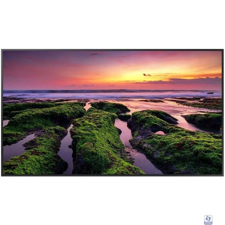 Панель Samsung 75" QB75B черный VA LED 8ms 16:9 HDMI M/M матовая 350cd 178гр/178гр 3840x1920 Ultra HD USB 38.3кг