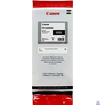 Canon PFI-320MBK  Картридж  для Canon TM-200/TM-205/TM-300/TM-305, матовый чёрный, 300 мл