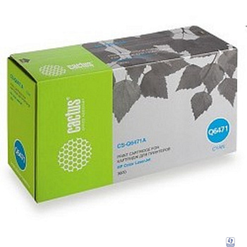 CACTUS Q6471A/AR Картридж (CS-Q6471A/AR) для принтера HP Color LaserJet 3600, голубой, 4000 стр.
