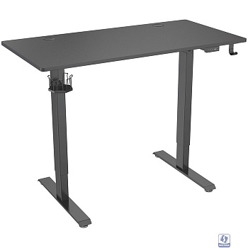 Стол Cactus CS-ED-BBK столешница МДФ черный каркас черный