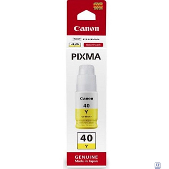 Canon GI-40Y 3402C001 картридж струйный для Canon Pixma G5040/G6040, жёлтый 70 мл.