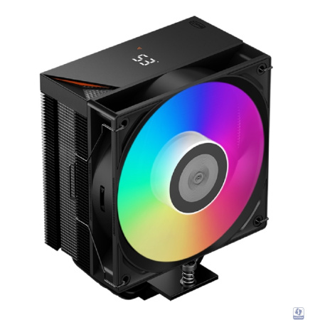 Кулер для процессора/ PCCooler RT500  Digital ARGB BK (240W, 4-pin PWM, LED temp., 152mm, Al/Cu, 5x6mm, ARGB, 1x120mm, 73.32CFM, 34.9dBA, 2200RPM, S: 1851/1700/1200/115X, AM5/AM4, black)