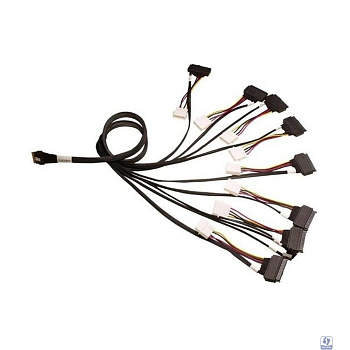 Кабель ACD-60006-ZC Slimline SASx8 (SFF8654) -to- 8x U.3 Direct, 1M, (