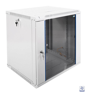 ЦМО Шкаф телекоммуникационный настенный разборный 12U (600х520) дверь стекло (ШРН-Э-12.500)(1 коробка)